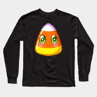 Cute little monster candy corn Long Sleeve T-Shirt